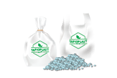 TAPIOPLAST inside biocompostable bag